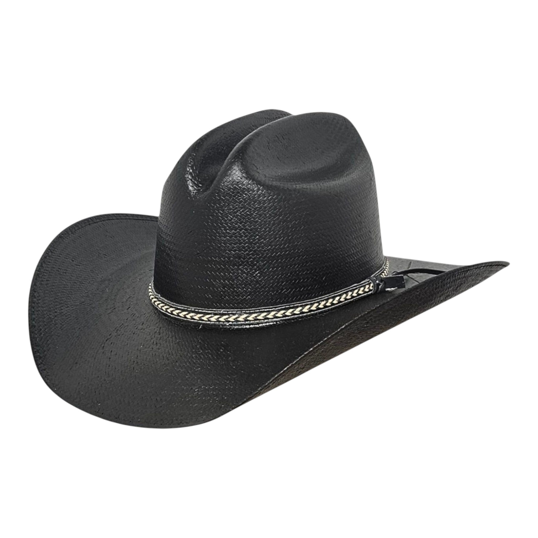 BACKROADS BLACK SHANTUNG STRAW 210 - Rustic Avenue