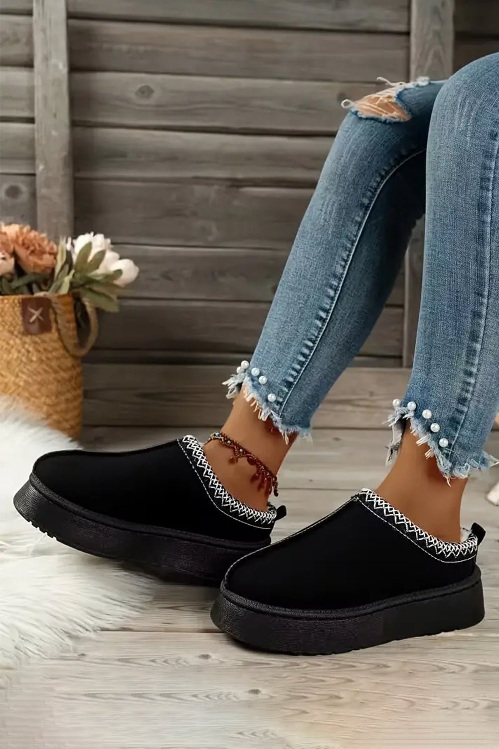 Jade Suede Plush Lined Snow Boots - Rustic Avenue