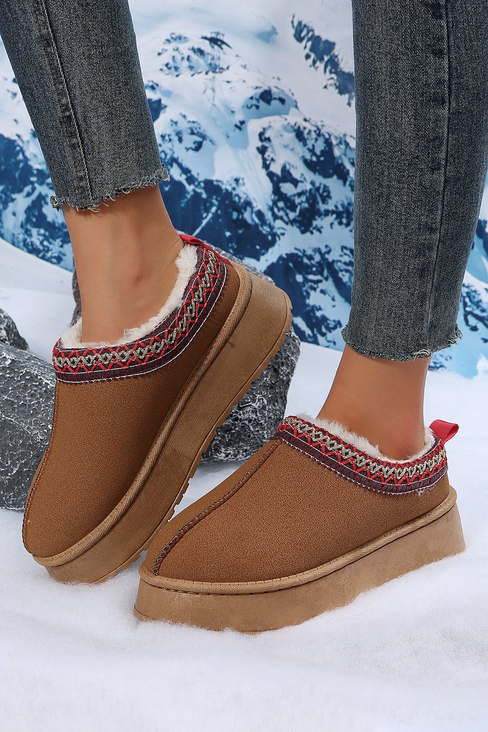 Jade Suede Plush Lined Snow Boots - Rustic Avenue