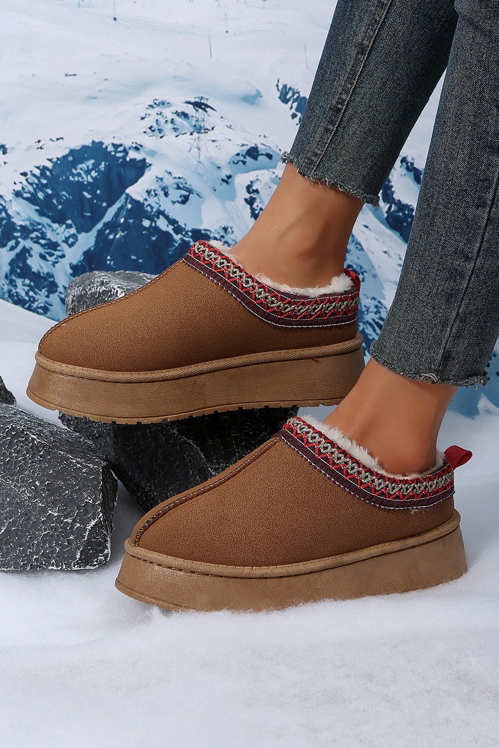 Jade Suede Plush Lined Snow Boots - Rustic Avenue
