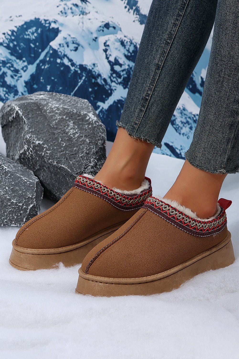Jade Suede Plush Lined Snow Boots - Rustic Avenue