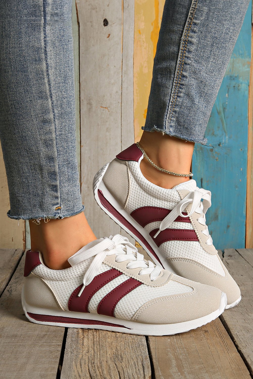 Karter Breathable Lace - up Sneakers - Rustic Avenue