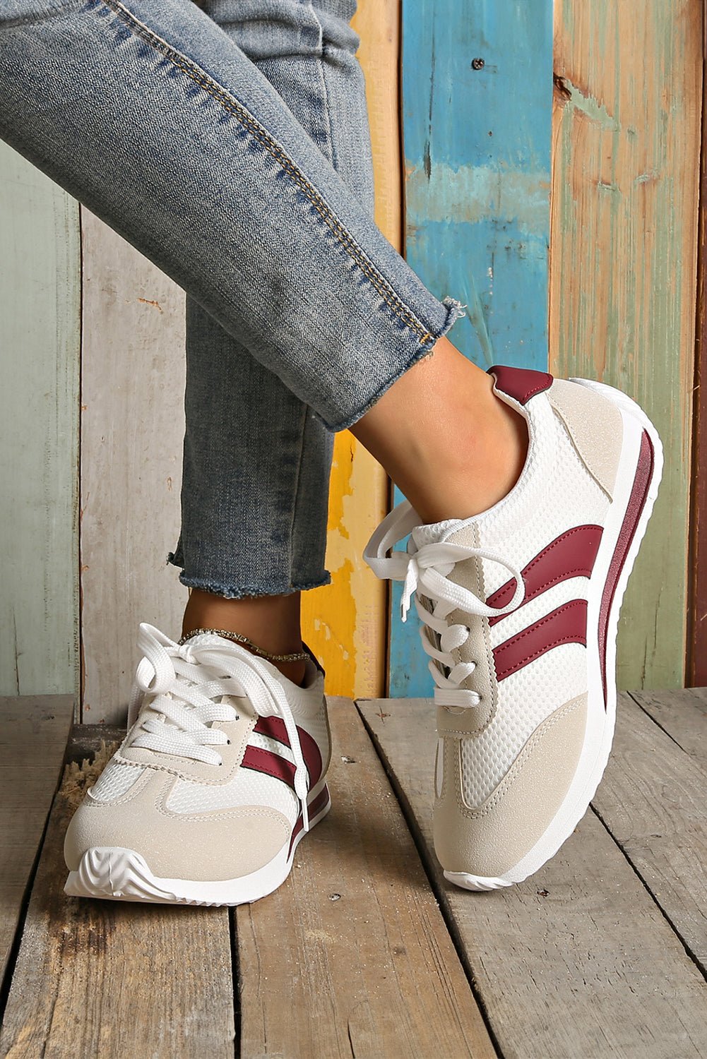 Karter Breathable Lace - up Sneakers - Rustic Avenue