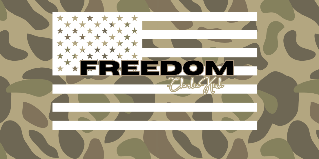 Charlie Kirk Headband Design 4 - Rustic Avenue