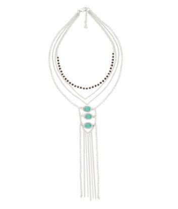 Canyon Spirit Multi - Strand Turquoise Necklace - Rustic Avenue