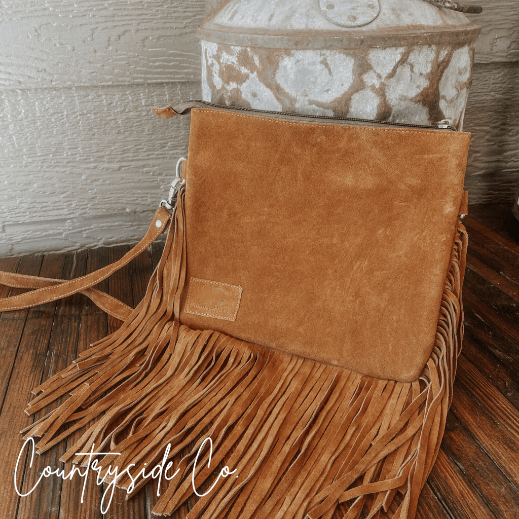 Chesney Cowhide Western Purse - Rustic Avenue