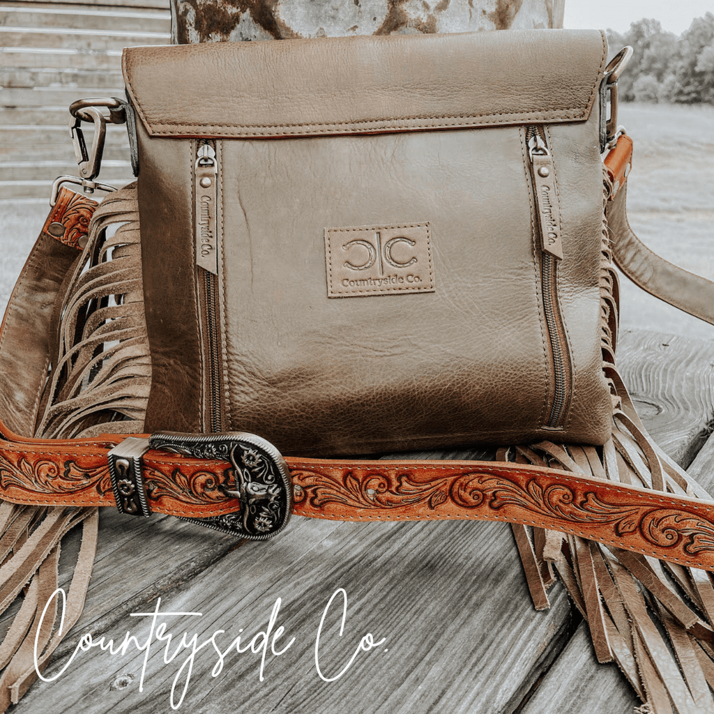 Georgia Conceal Carry Tooled Leather Purse - Rustic Avenue