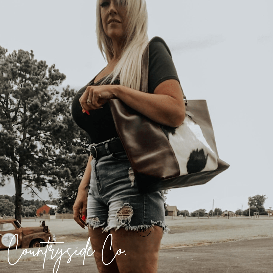 Jane Cowhide Concealed Carry Purse - Rustic Avenue