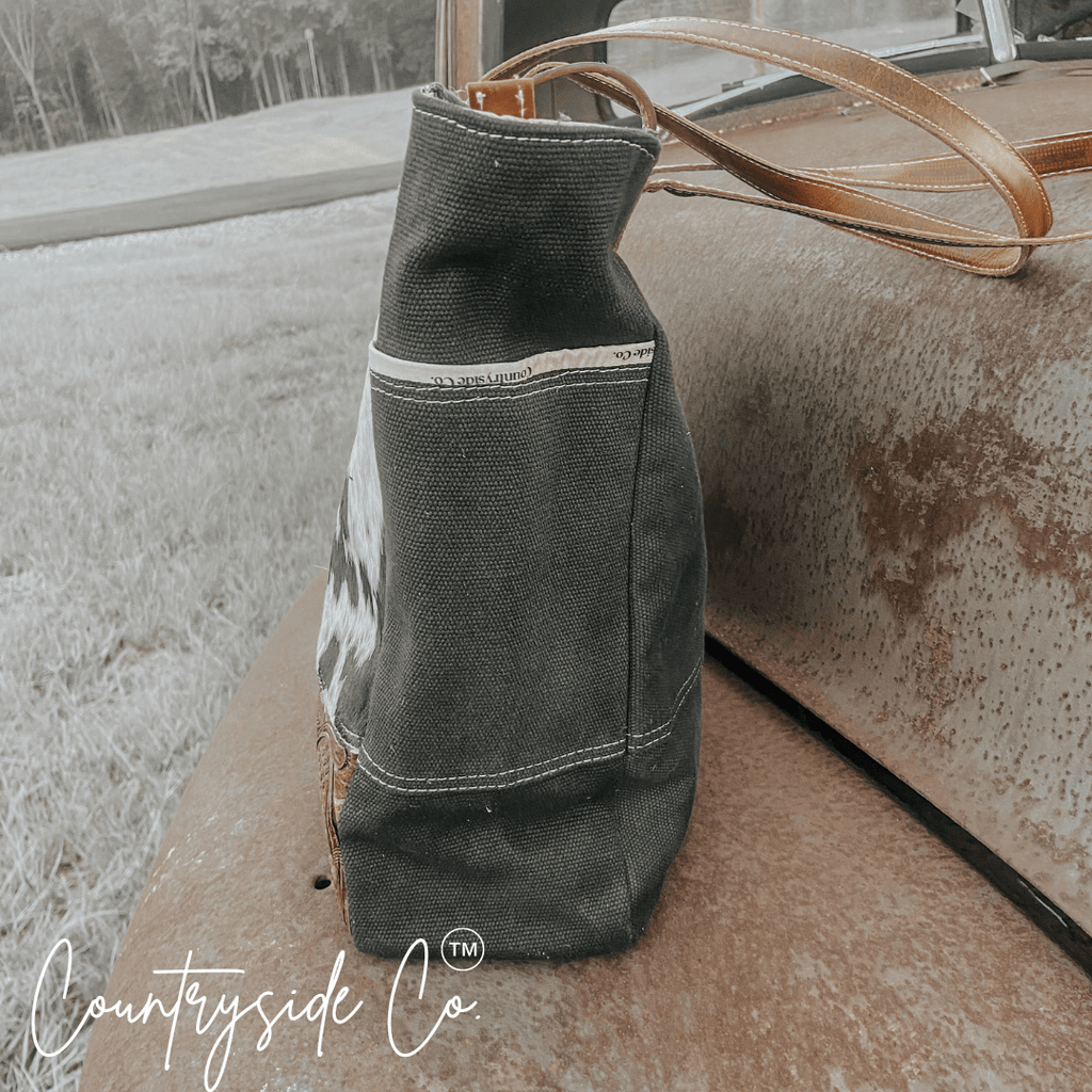 Darby Cowhide Carry All Overnight Bag - Rustic Avenue