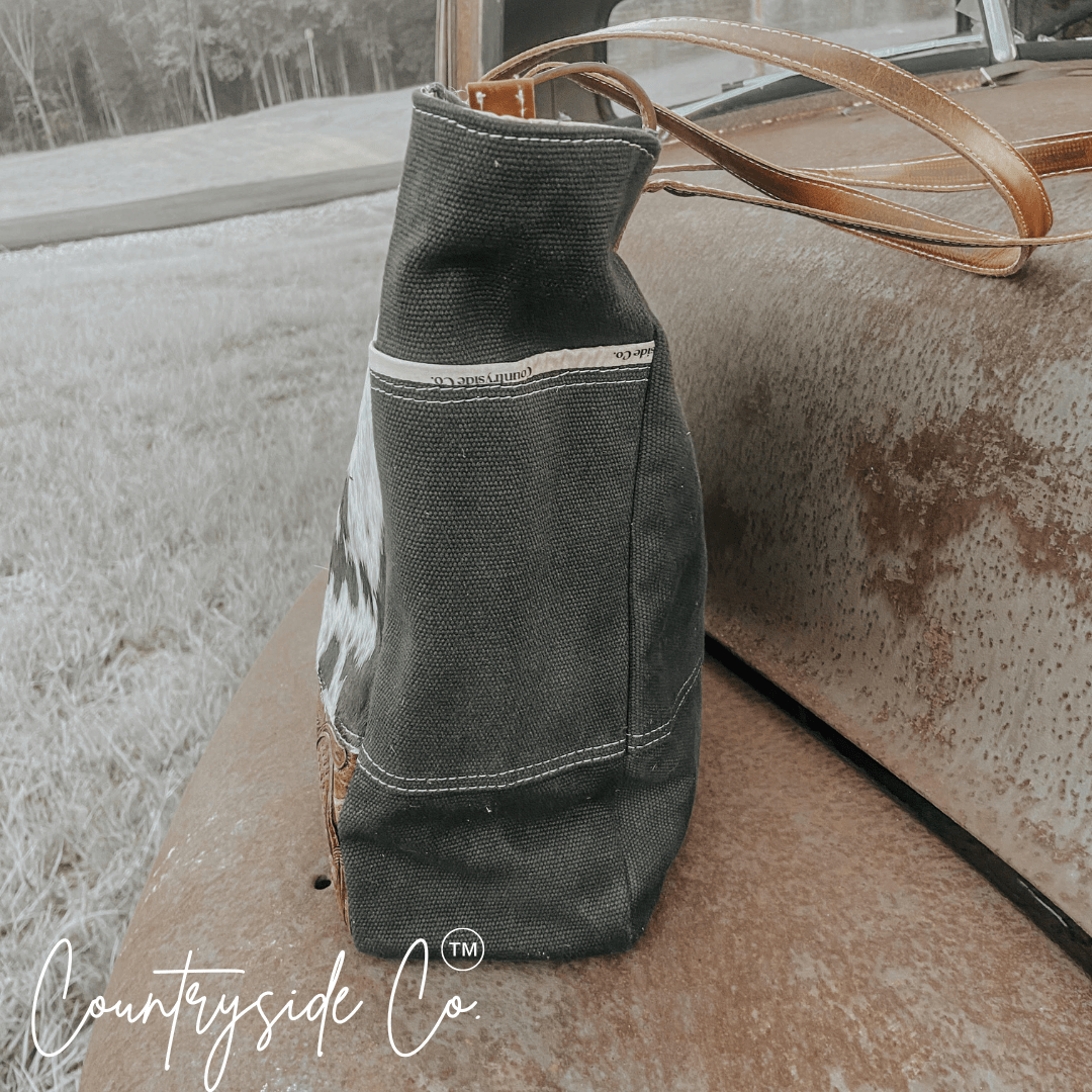 Darby Cowhide Carry All Overnight Bag - Rustic Avenue