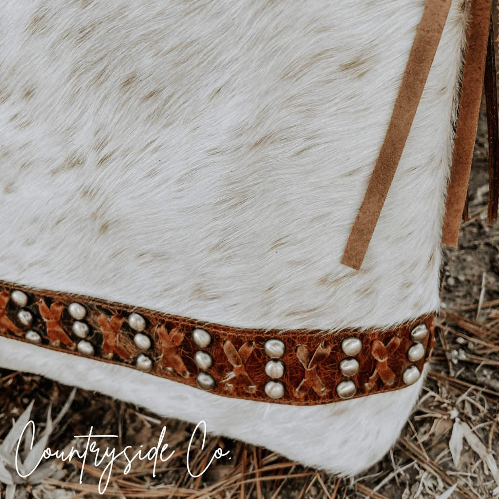 Couture Cowgirl Cowhide Leather Purse - Rustic Avenue
