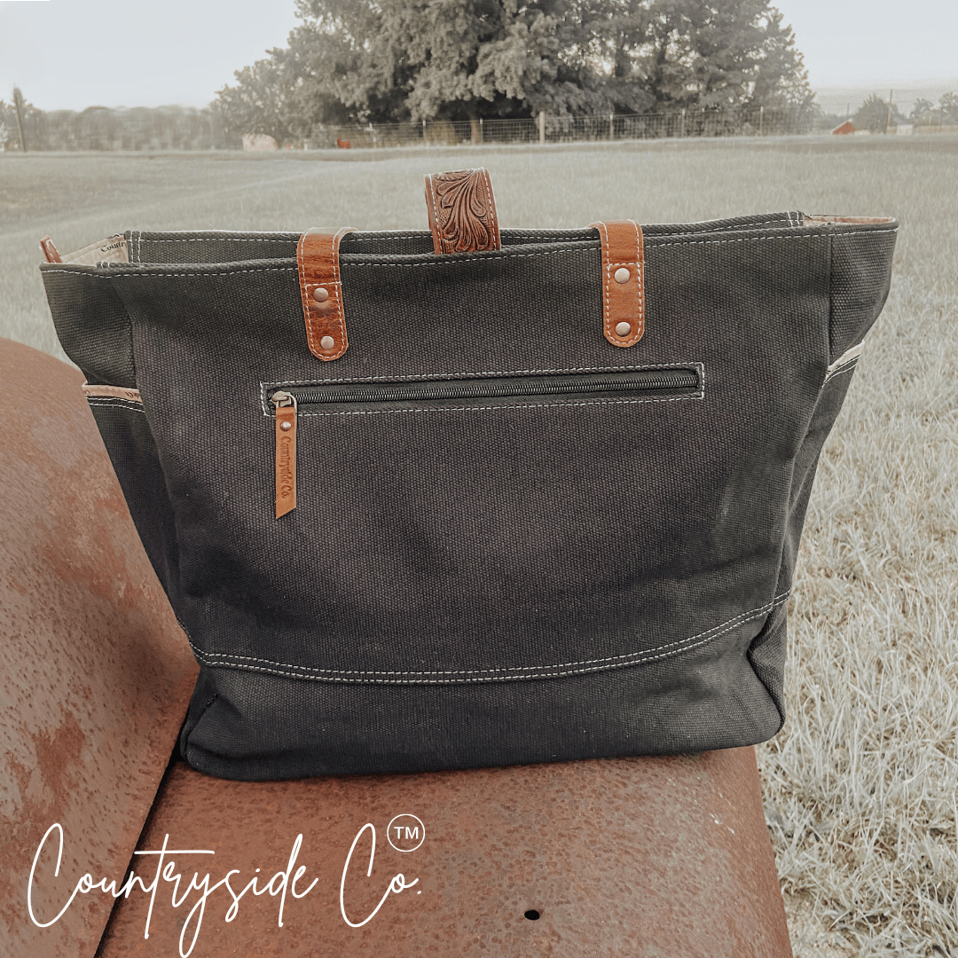 Darby Cowhide Carry All Overnight Bag - Rustic Avenue