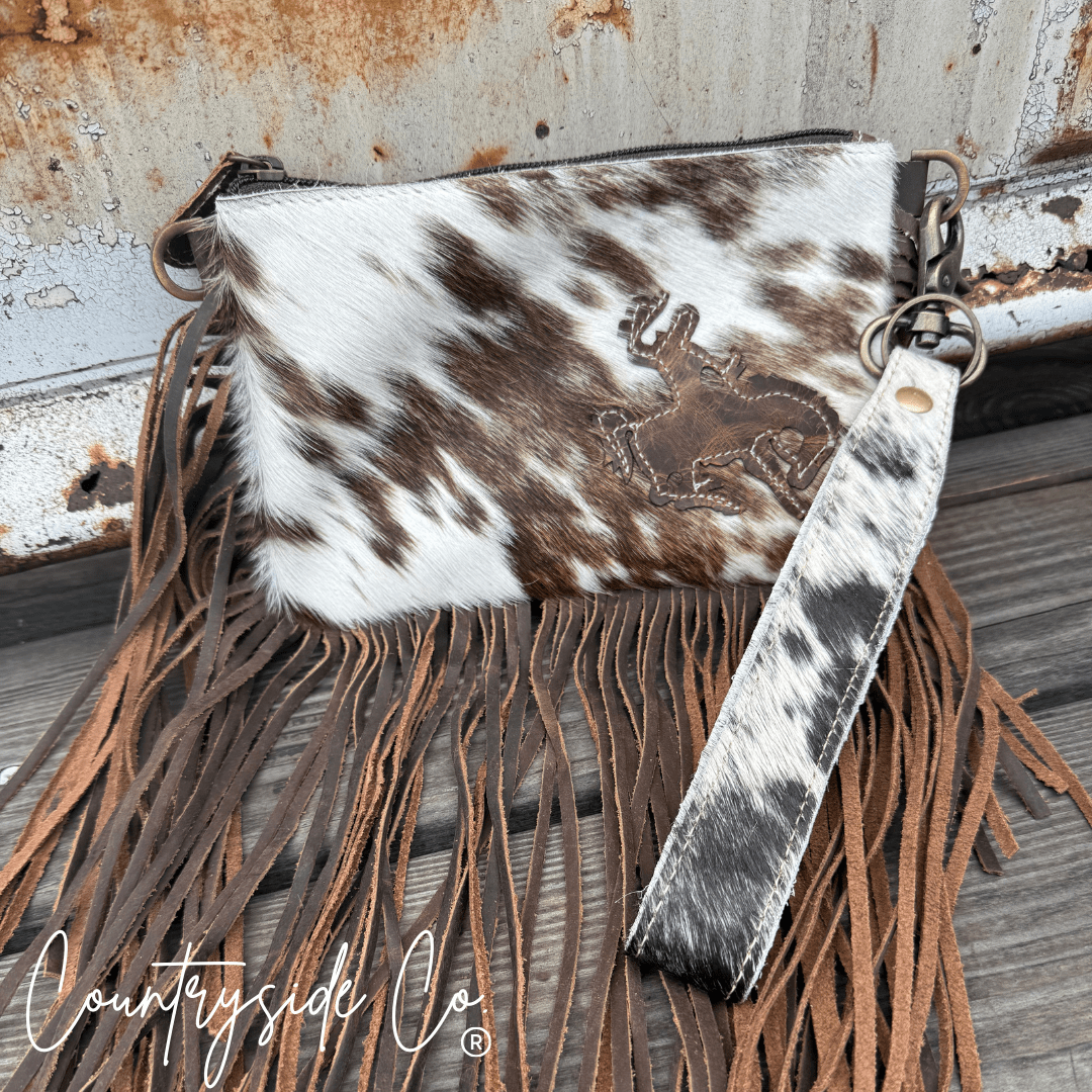 Rodeo Rider Cowhide Purse with Wristlet - Rustic Avenue