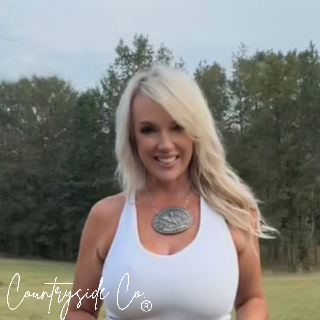 Vintage NFR Buckle Necklace