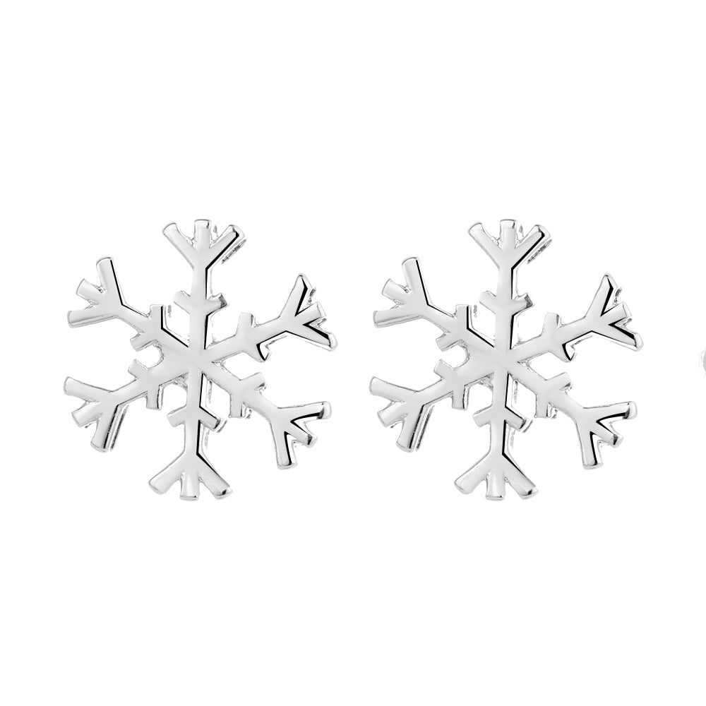Sterling Silver Snow flake Earrings