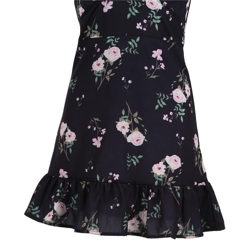 Boho Floral Summer Dress - Rustic Avenue