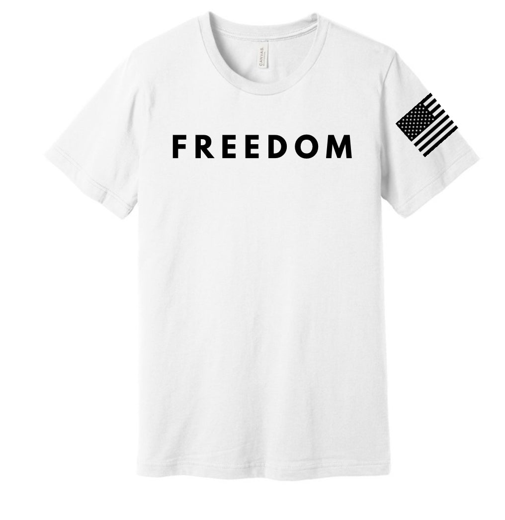Charlie Kirk Freedom Tshirt - Long Sleeve - Crewneck - Hoodie - Rustic Avenue