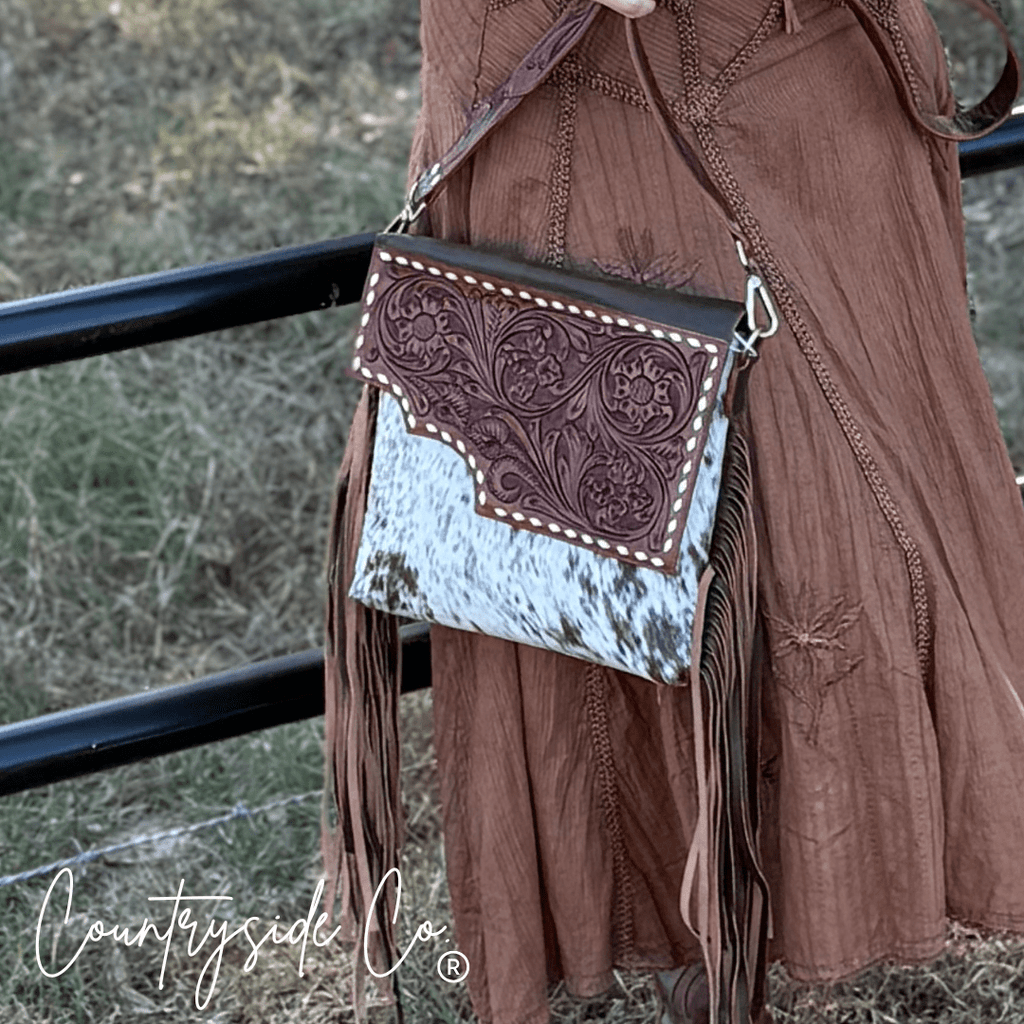 Georgia Conceal Carry Tooled Leather Purse - Rustic Avenue