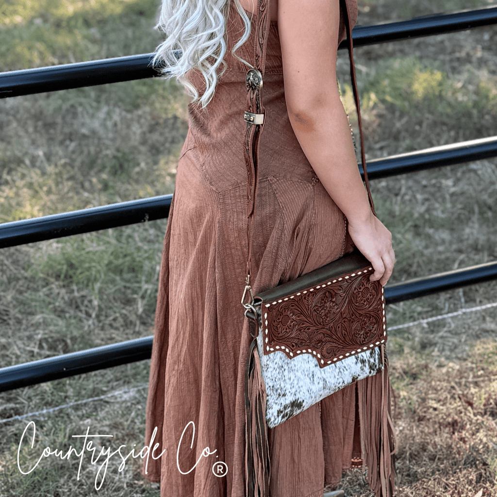 Georgia Conceal Carry Tooled Leather Purse - Rustic Avenue