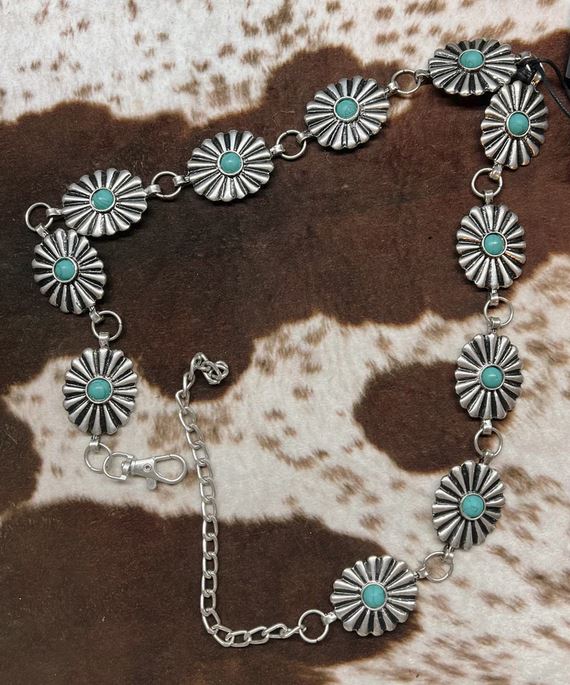 Glory of Morning Concho Belt - Rustic Avenue