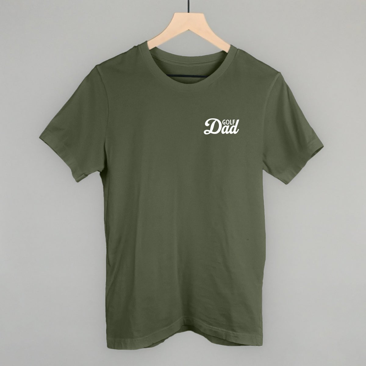 Golf Dad (White) (Left Chest) - Rustic Avenue