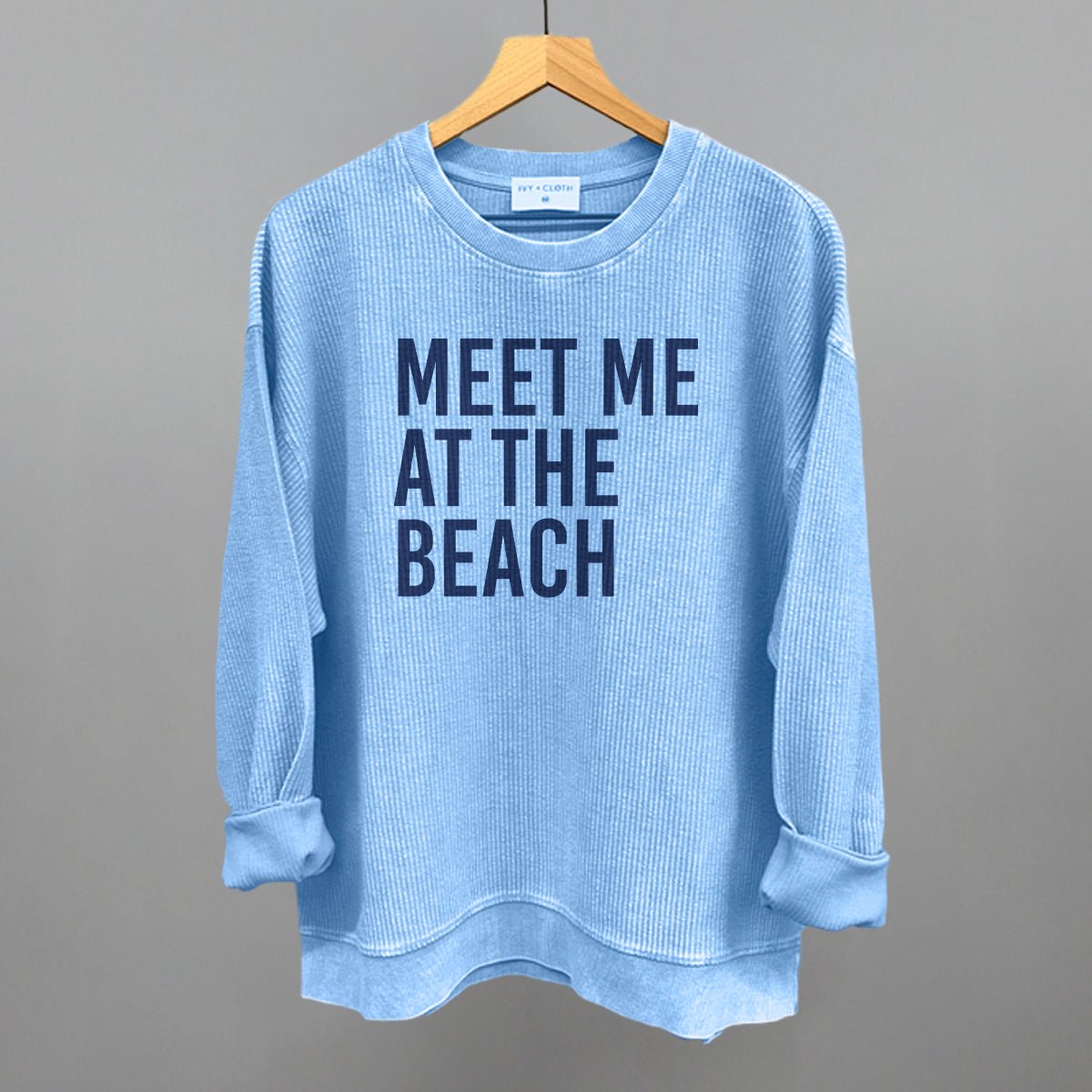 Meet Me At The Beach (Blue) - Rustic Avenue