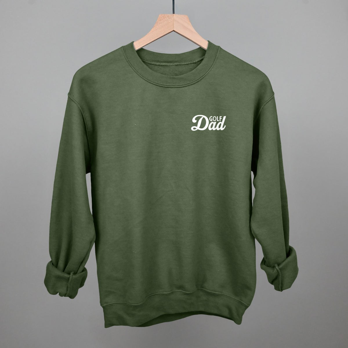 Golf Dad (White) (Left Chest) - Rustic Avenue