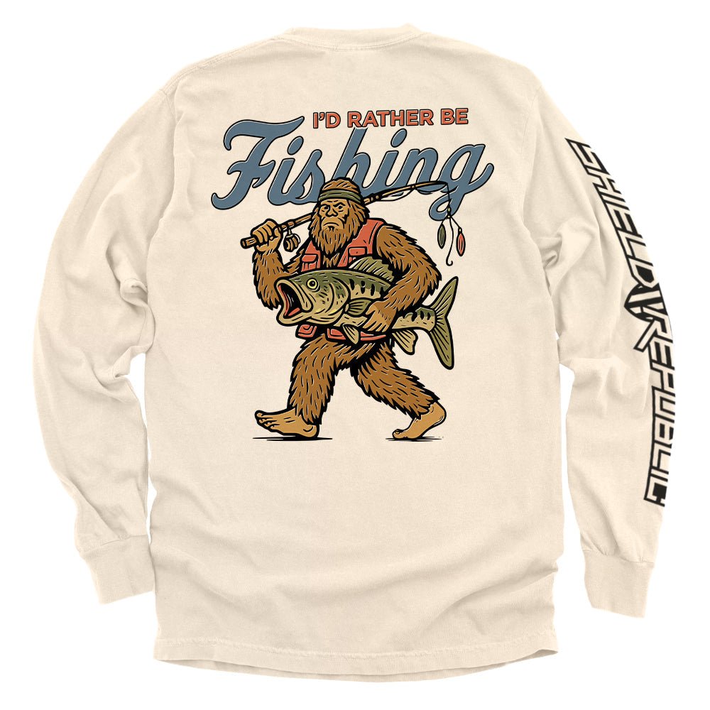 I'd Rather Be Fishing Bigfoot - Rustic Avenue