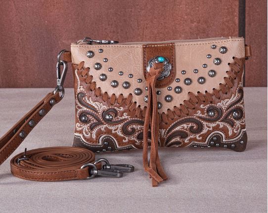 Tassel Western Clutch & Crossbody Bag - Rustic Avenue