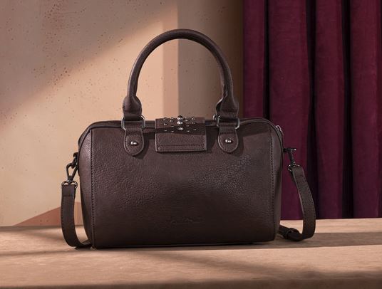 Rustic Charm Tooled Barrel Satchel & Crossbody Purse - Rustic Avenue