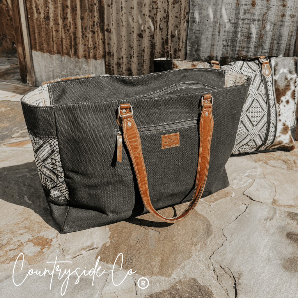 Charlene Cowhide Weekender Bag - Rustic Avenue