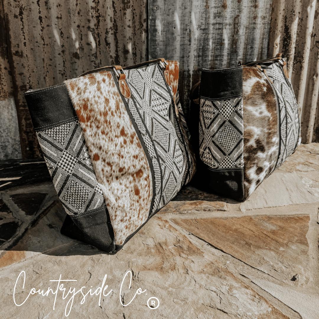 Charlene Cowhide Weekender Bag - Rustic Avenue