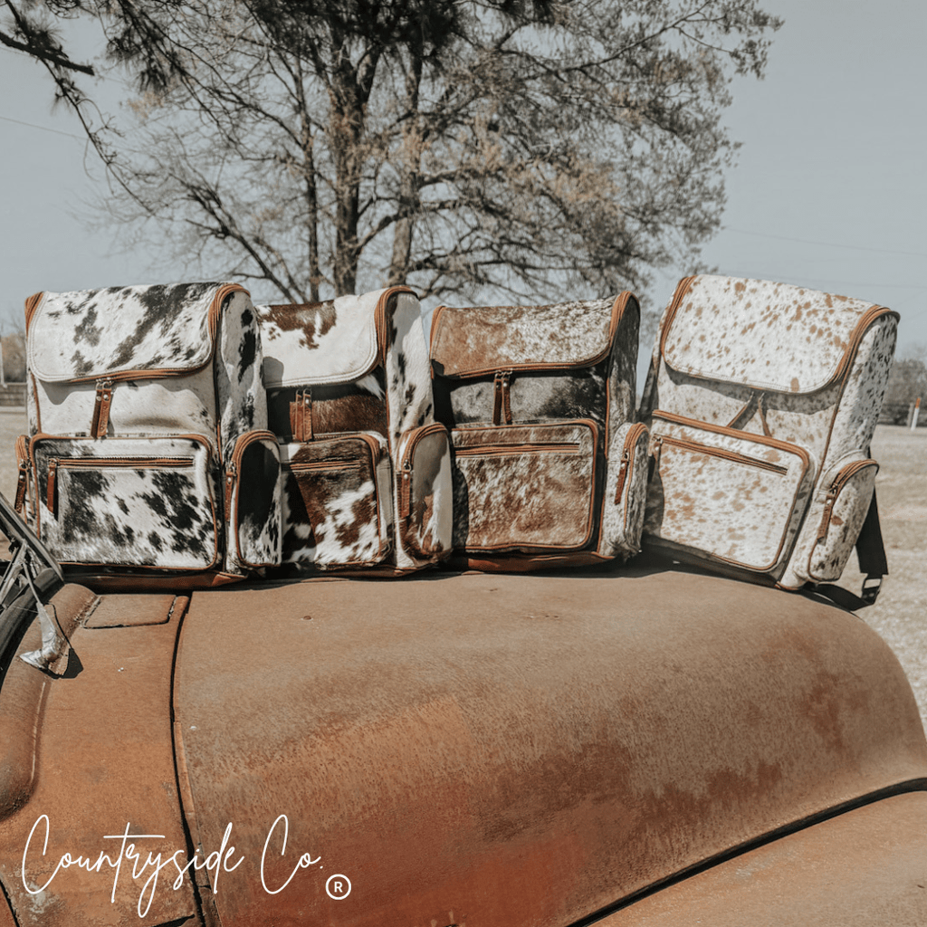 Boulder Cowhide Conceal Carry Backpack - Rustic Avenue