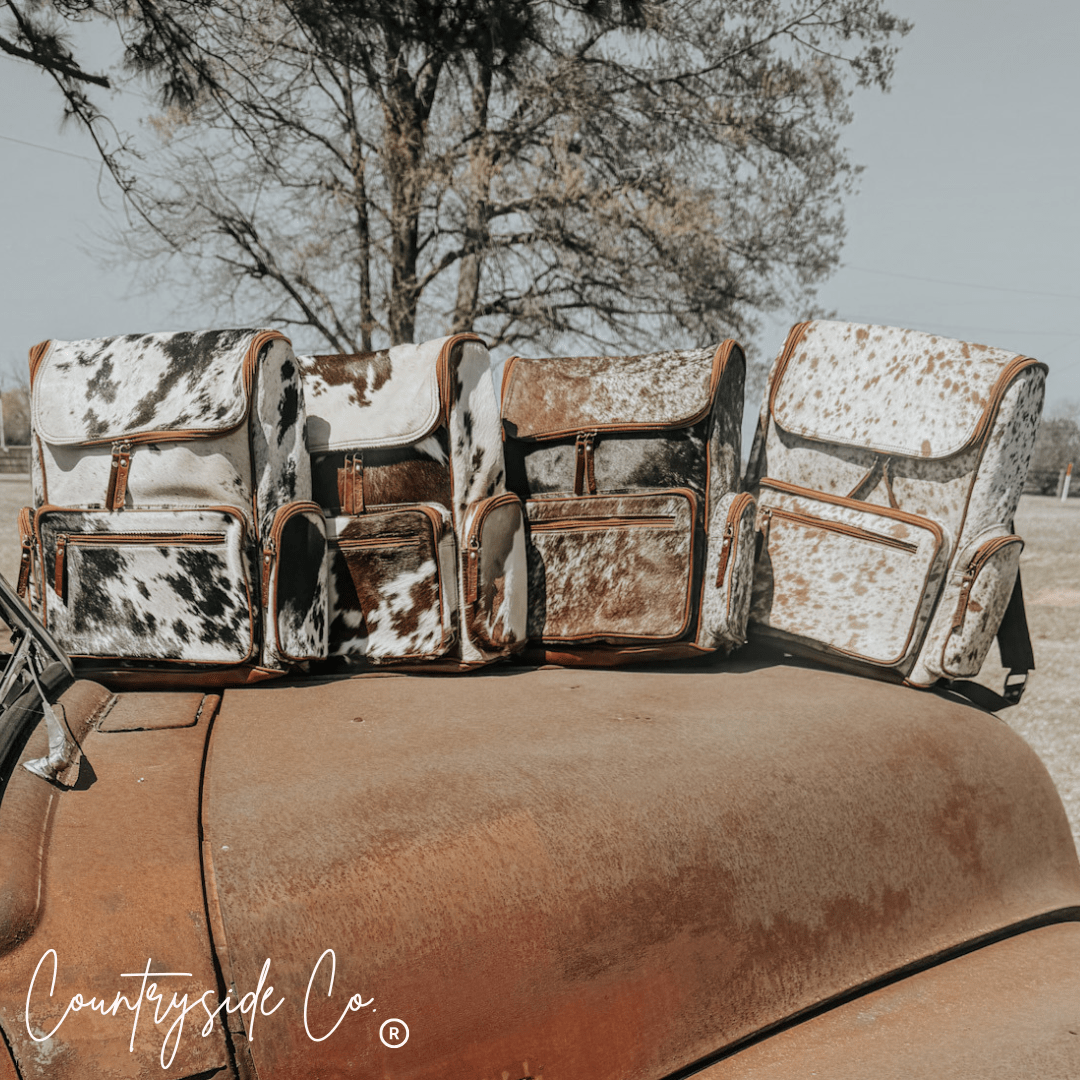 Boulder Cowhide Conceal Carry Backpack - Rustic Avenue