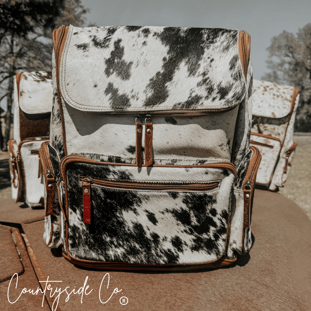 Boulder Cowhide Conceal Carry Backpack - Rustic Avenue