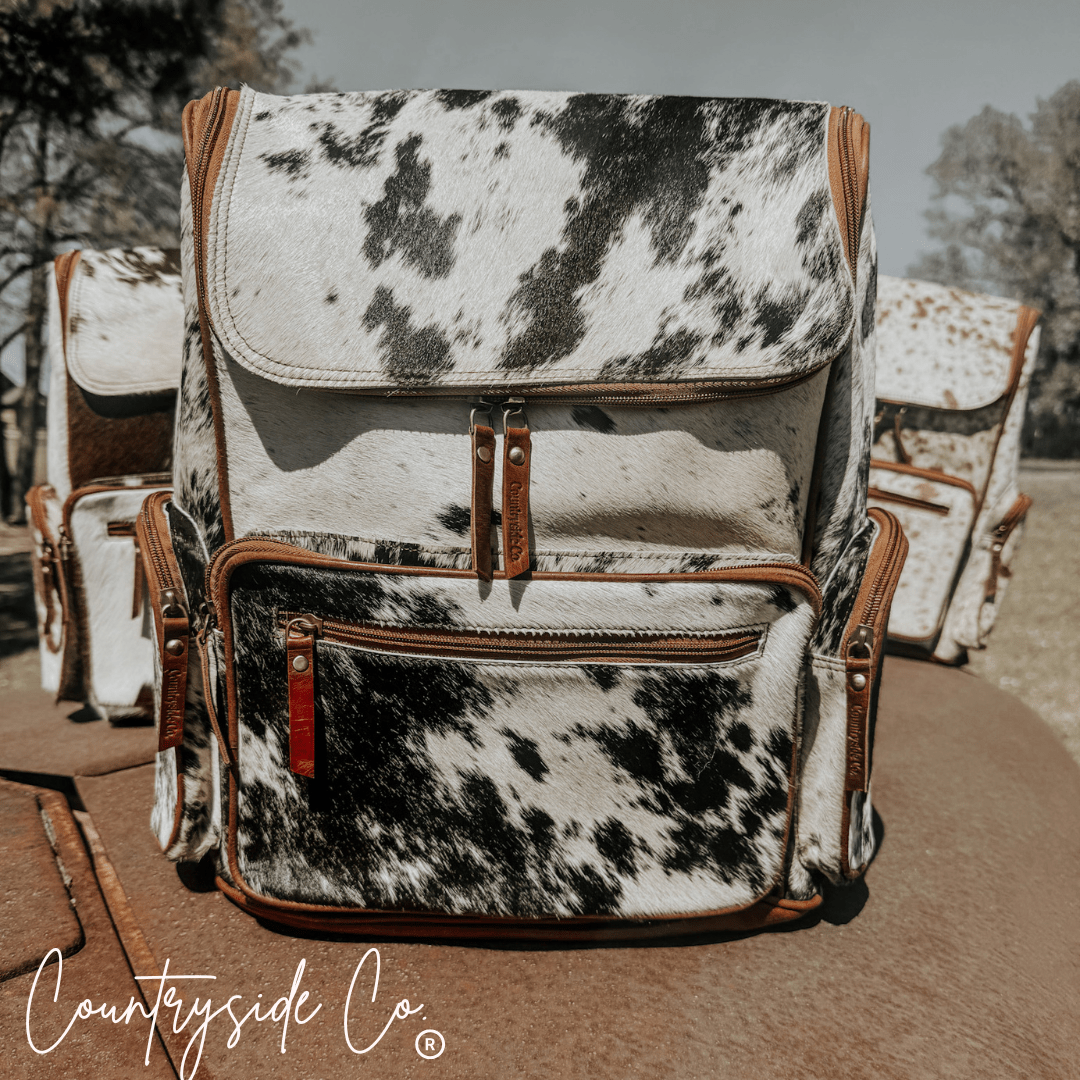 Boulder Cowhide Conceal Carry Backpack - Rustic Avenue