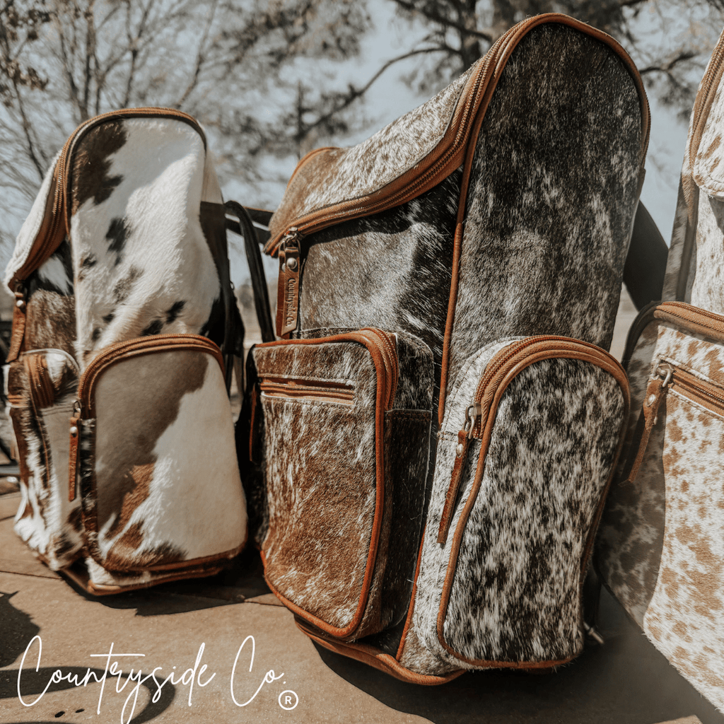 Boulder Cowhide Conceal Carry Backpack - Rustic Avenue