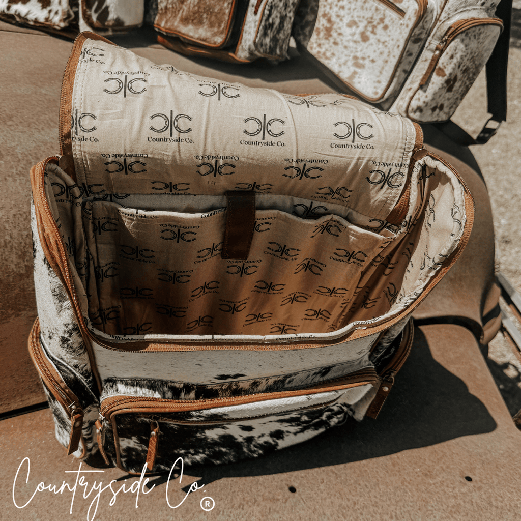 Boulder Cowhide Conceal Carry Backpack - Rustic Avenue
