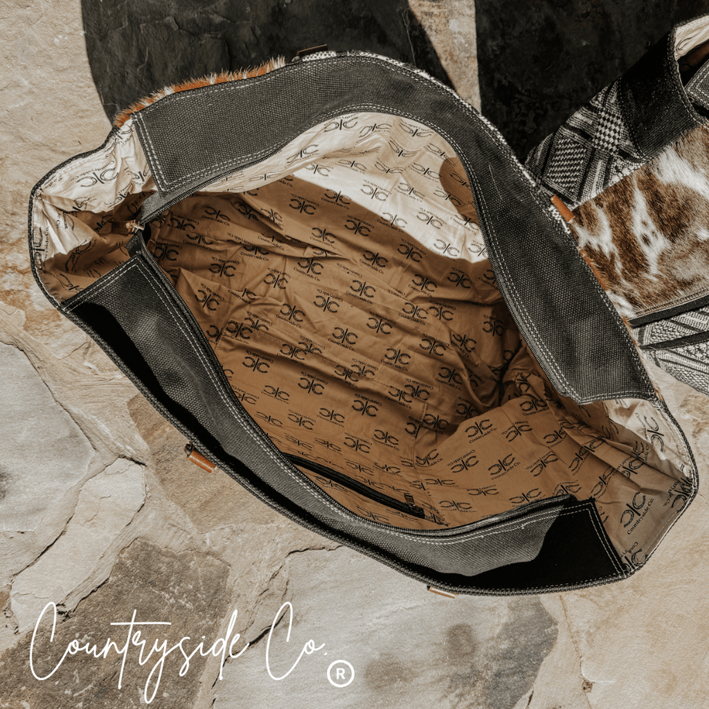 Charlene Cowhide Weekender Bag - Rustic Avenue