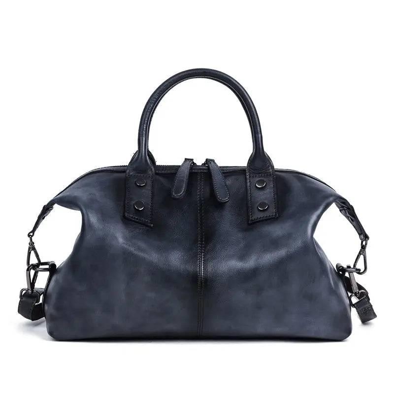 Rustic Luxury Vintage Calfskin Leather Duffle Bag - Rustic Avenue