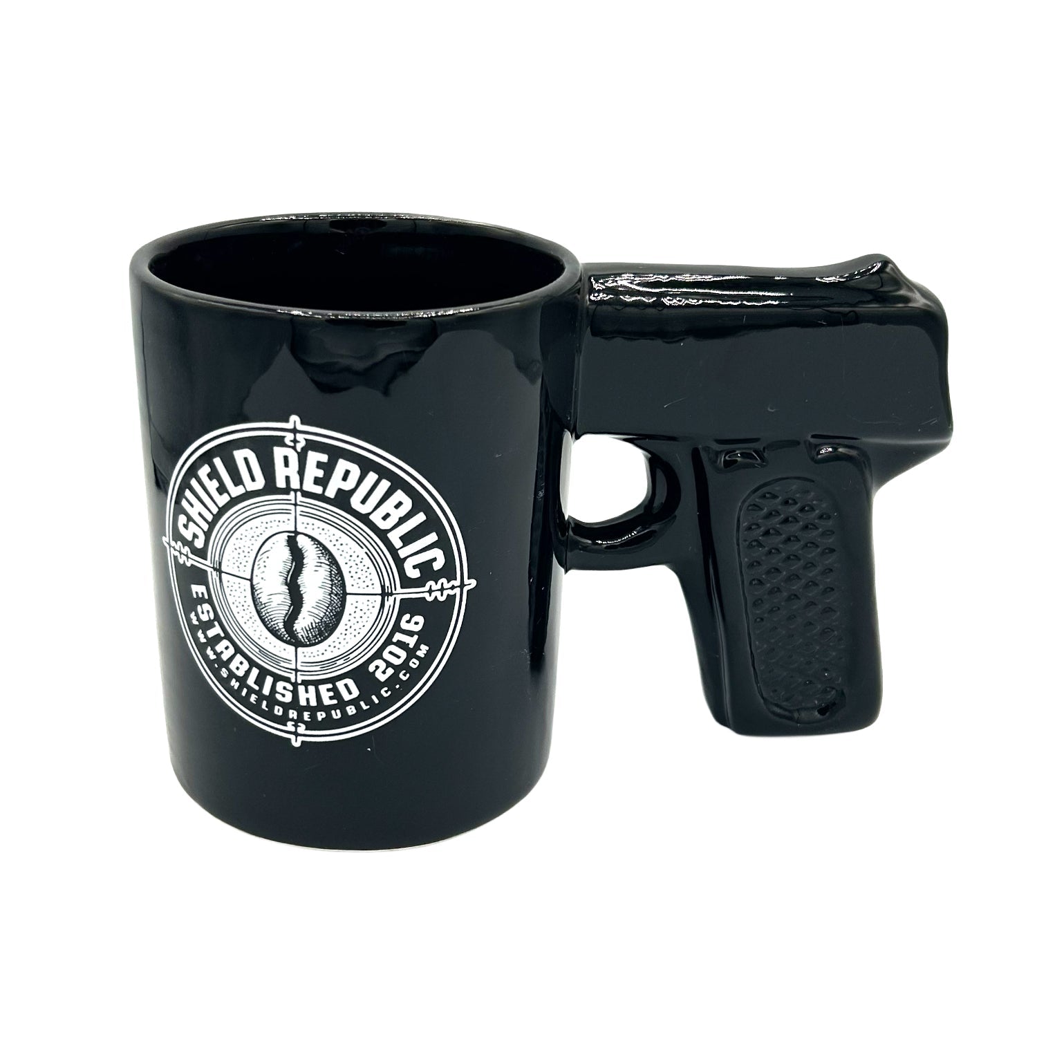 I Like my Coffee Like my Rifles Black Sidearm Sipper - Rustic Avenue