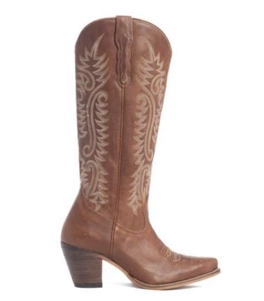 Sylvia Prairie Leather Boots - Rustic Avenue