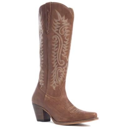 Sylvia Prairie Leather Boots - Rustic Avenue