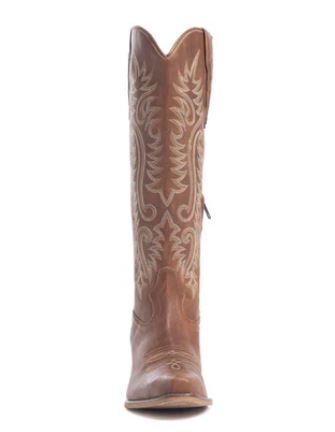 Sylvia Prairie Leather Boots - Rustic Avenue