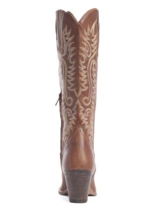 Sylvia Prairie Leather Boots - Rustic Avenue