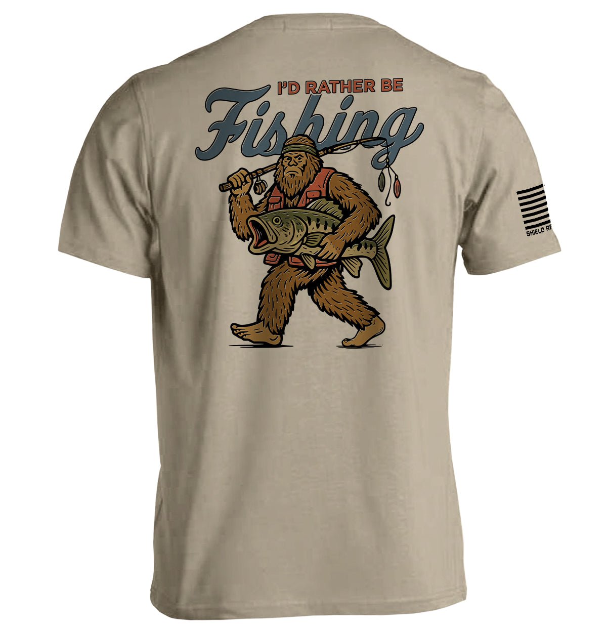 I'd Rather Be Fishing Bigfoot - Rustic Avenue