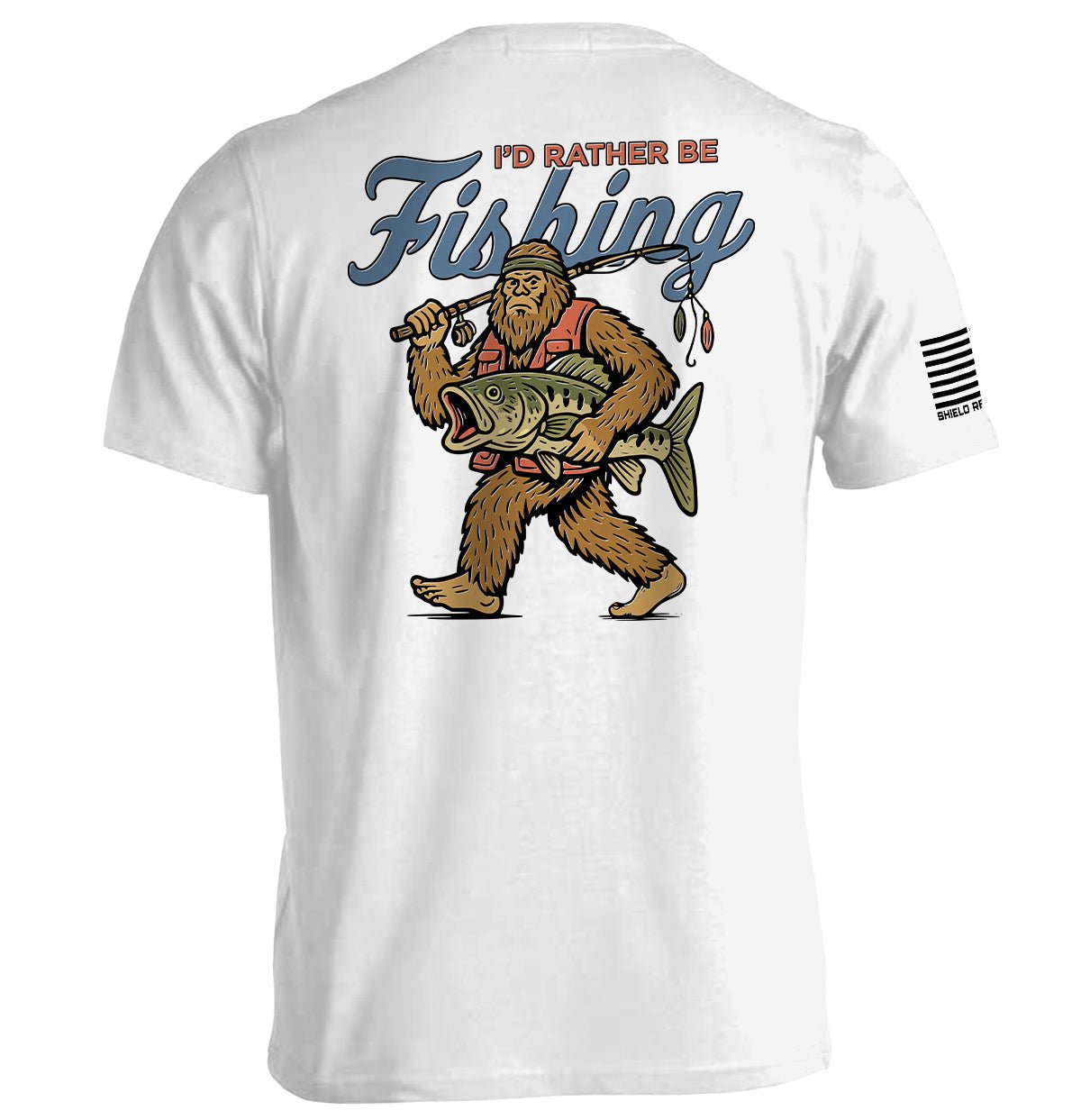 I'd Rather Be Fishing Bigfoot - Rustic Avenue