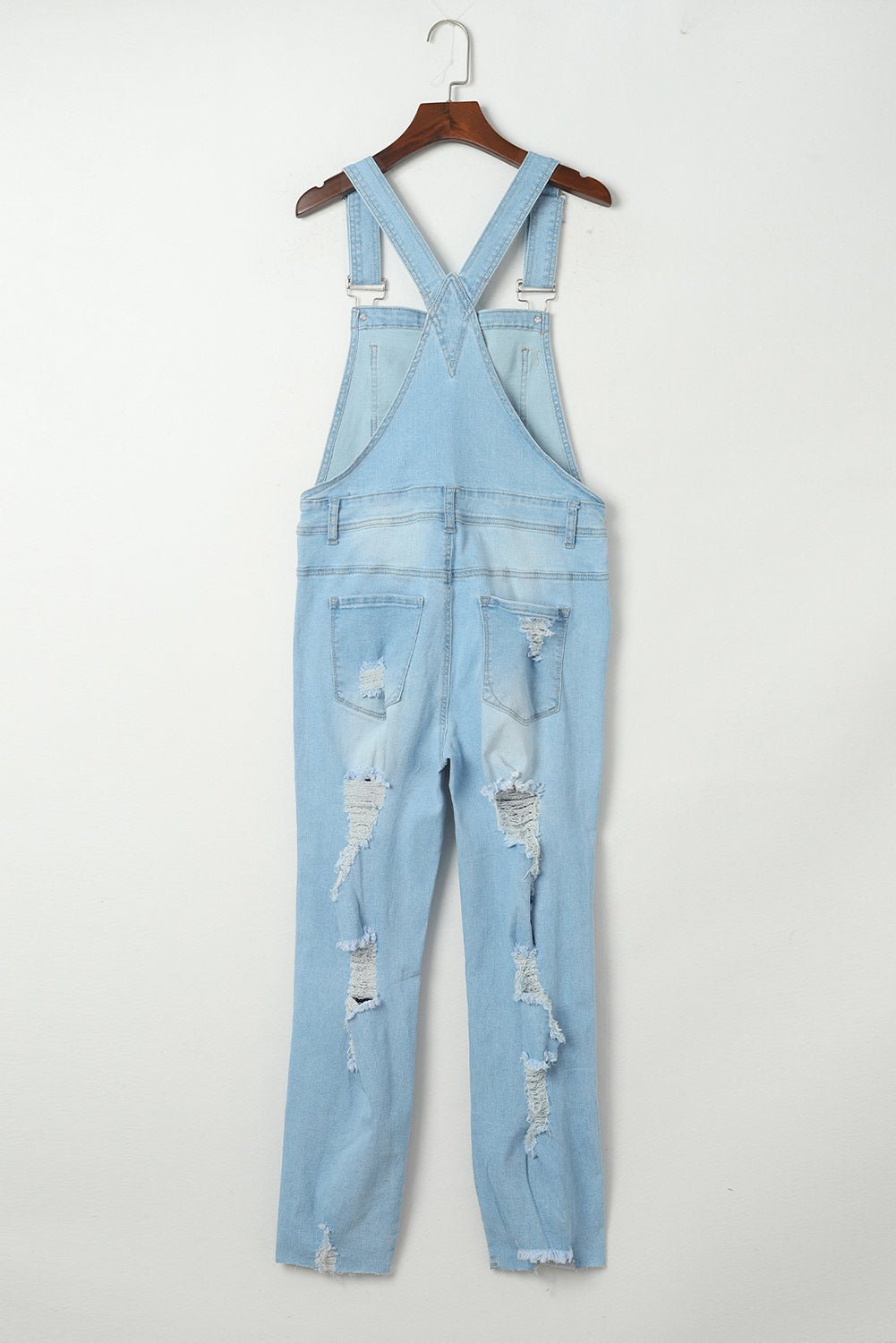 Sophia Constructed Bib Distressed Overalls - Rustic Avenue