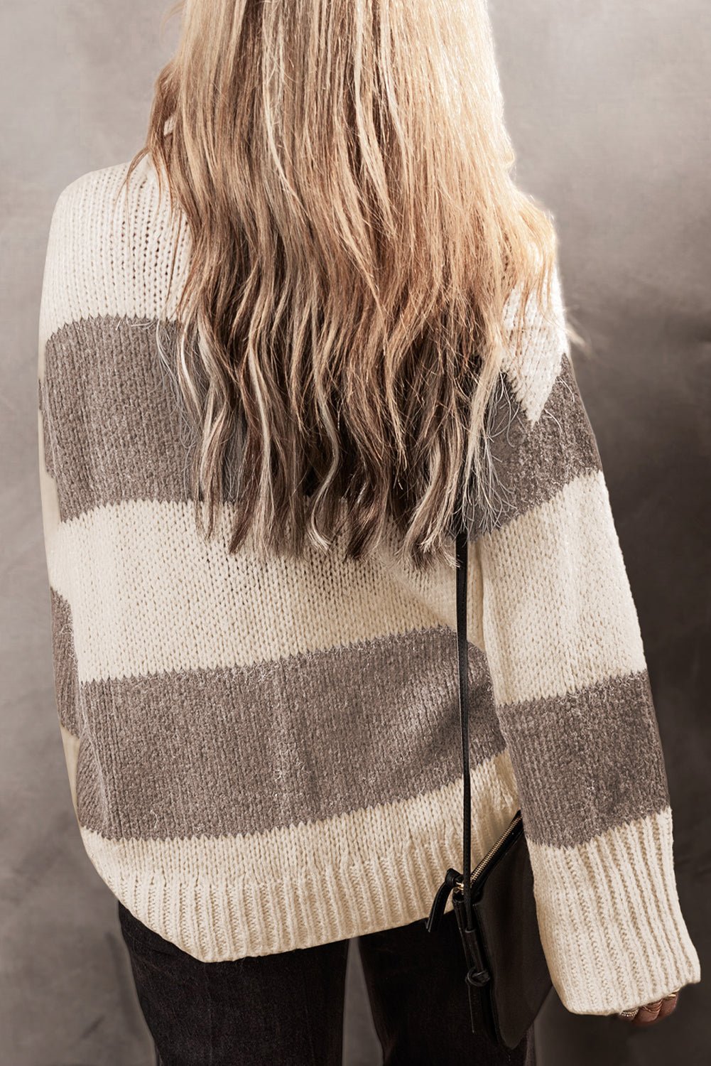 Livia Colorblock Loose Pullover Sweater - Rustic Avenue