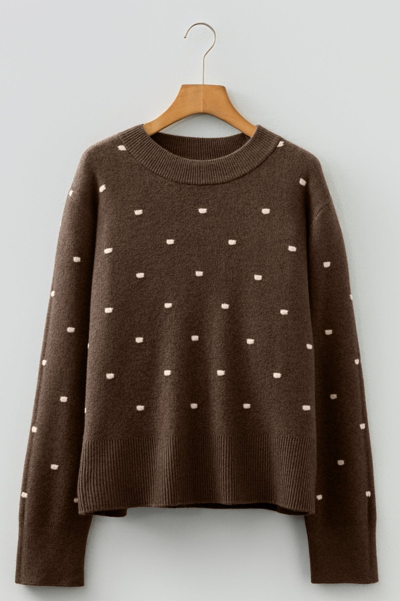 Renata Ribbed Edge Knit Sweater - Rustic Avenue